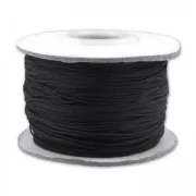Braided nylon thread 0.5mm blackx150m