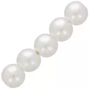 6mm Round beads imitation freshwater pearl - Pearly white x60