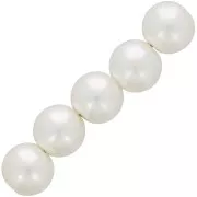 10mm Round beads imitation freshwater pearl - Cream pearl x50