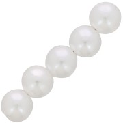 10mm Round beads imitation freshwater pearl - Pearly white x50|raw }}