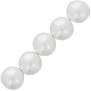 12mm Round beads imitation freshwater pearl - Pearly white x30|raw }}