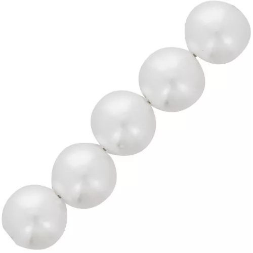 12mm Round beads imitation freshwater pearl - Pearly white x30