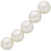 14mm imitation freshwater pearl Round beads - Cream Pearl x20