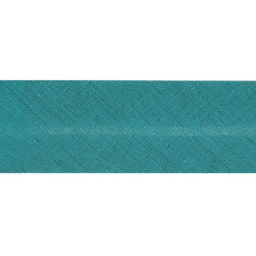 Polycotton ribbon  20mm Bleu Jean x 1m