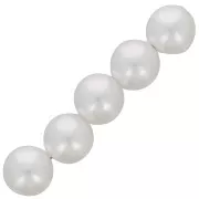16mm imitation freshwater pearl Round beads - Pearly white x15