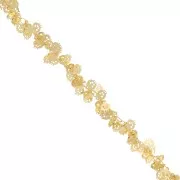 Chain skull  7mm Gold tone x 25cm