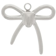 16x17mm 304L stainless steel Knot charm x1|raw }}