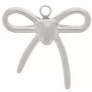 16x17mm 304L stainless steel Knot charm x1