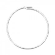 925 silver  30mm x 0.7mm Creole to decorate  x2|raw }}