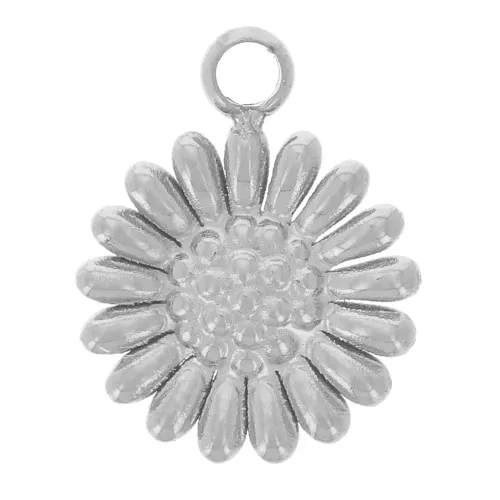 7mm Stainless steel 304L Sunflower charm x1