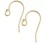 Gold filled 11.5mm Earhook x2