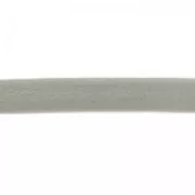 3mm Double sided lace of composition leather - Light Grey x1m