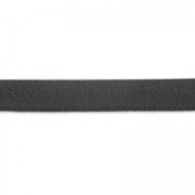 3mm Double sided lace of composition leather - Dark Grey x1m|raw }}