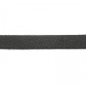 3mm Double sided lace of composition leather - Dark Grey x1m