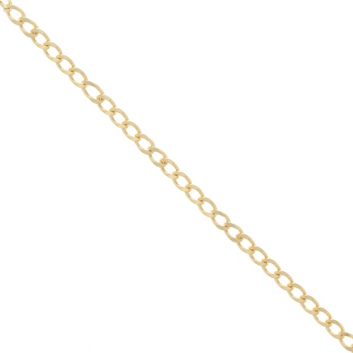 Curb links chain 4.5mm Gold tone x1m