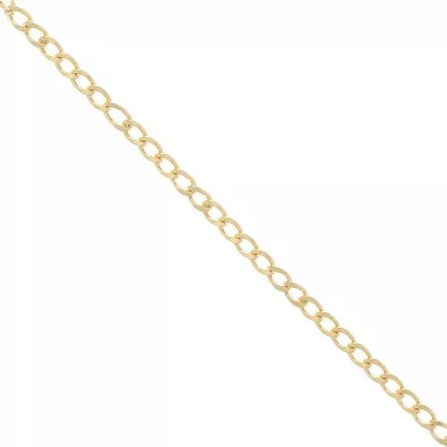 Curb links chain 4.5mm Gold tone x1m