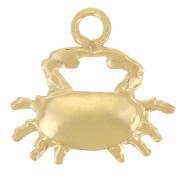 9mm Mini charm crab - Gold filled x1|raw }}