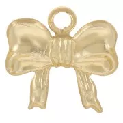 8.5x9mm Charm bow - Gold filled x1