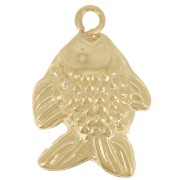 13x9mm Fish charm - Gold filled x1|raw }}