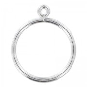 925 Sterling Silver Ring with 1 loop size 50 x1