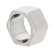 Bead nut 10x6 mm - 303 stainless steel x1