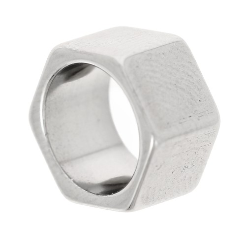 Bead nut 10x6 mm - 303 stainless steel x1