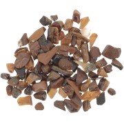 Bag of mini rolled stones - Unperforated stone chips - Tiger's eye x20g|raw }}