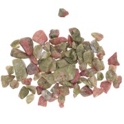 Bag of mini rolled stones - Unperforated stone chips - Unakite x20g|raw }}