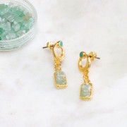 Bag of mini rolled stones - Unperforated stone chips - Aventurine x20g