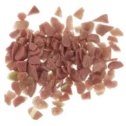 Bag of mini rolled stones - Unperforated stone chips - Imitation Sunstone x20g