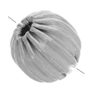 6mm 316L stainless steel Round ribbed bead x1|raw }}