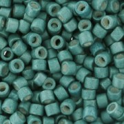Miyuki Delica 11/0 DB1172 - Galvanized Matte Dark Aqua x8g|raw }}