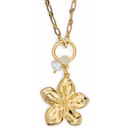 40x37mm Flower pendant - Fine Gold Plated x1
