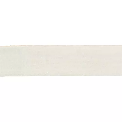 Leather lace 10mm White metallic x30cm