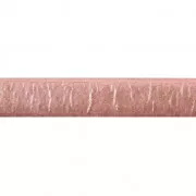 Leather lace 5x2mm pearly powdery pink x30cm