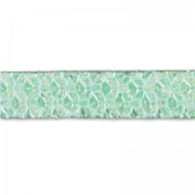 5mm Honeycomb Faux leather lace - Mint x30cm