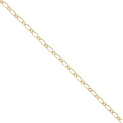 Chain flat links 3.5mm fine Gold plated x1m|raw }}