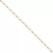 Chain flat links 3.5mm fine Gold plated x1m