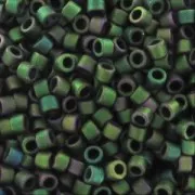 Miyuki Delica 11/0 DB0327 - Matte Metallic Dark Green Iris x8g