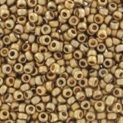 Miyuki Seed beads 15/0 193F - 24kt Gold Light Plated Frost x5g|raw }}