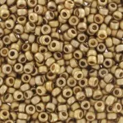 Miyuki Seed beads 15/0 193F - 24kt Gold Light Plated Frost x5g