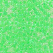 Miyuki Seed beads 11/0 1120 - Luminous Mint Green x8g|raw }}
