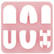 Set of 6 plastic cutters for modelling & polymer clay - Arche x1