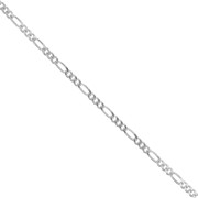 Figaro links (1x3) Chain 2.5mm 925 Sterling Silver x 50cm