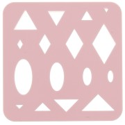 Set of 16 plastic cutters for modelling & polymer clay - Triangle x1