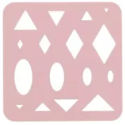 Set of 16 plastic cutters for modelling & polymer clay - Triangle x1