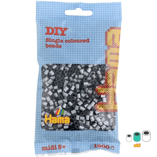 Hama beads Silver Midi (n°62) x1000
