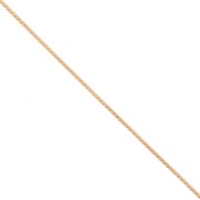 Paloma Chain, 0.9 mm, Fine gold plated x 1 m