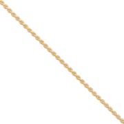 Paloma Mesh Chain 0.8mm fine Gold plated x1m