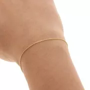 Paloma Mesh Chain 0.8mm fine Gold plated x1m